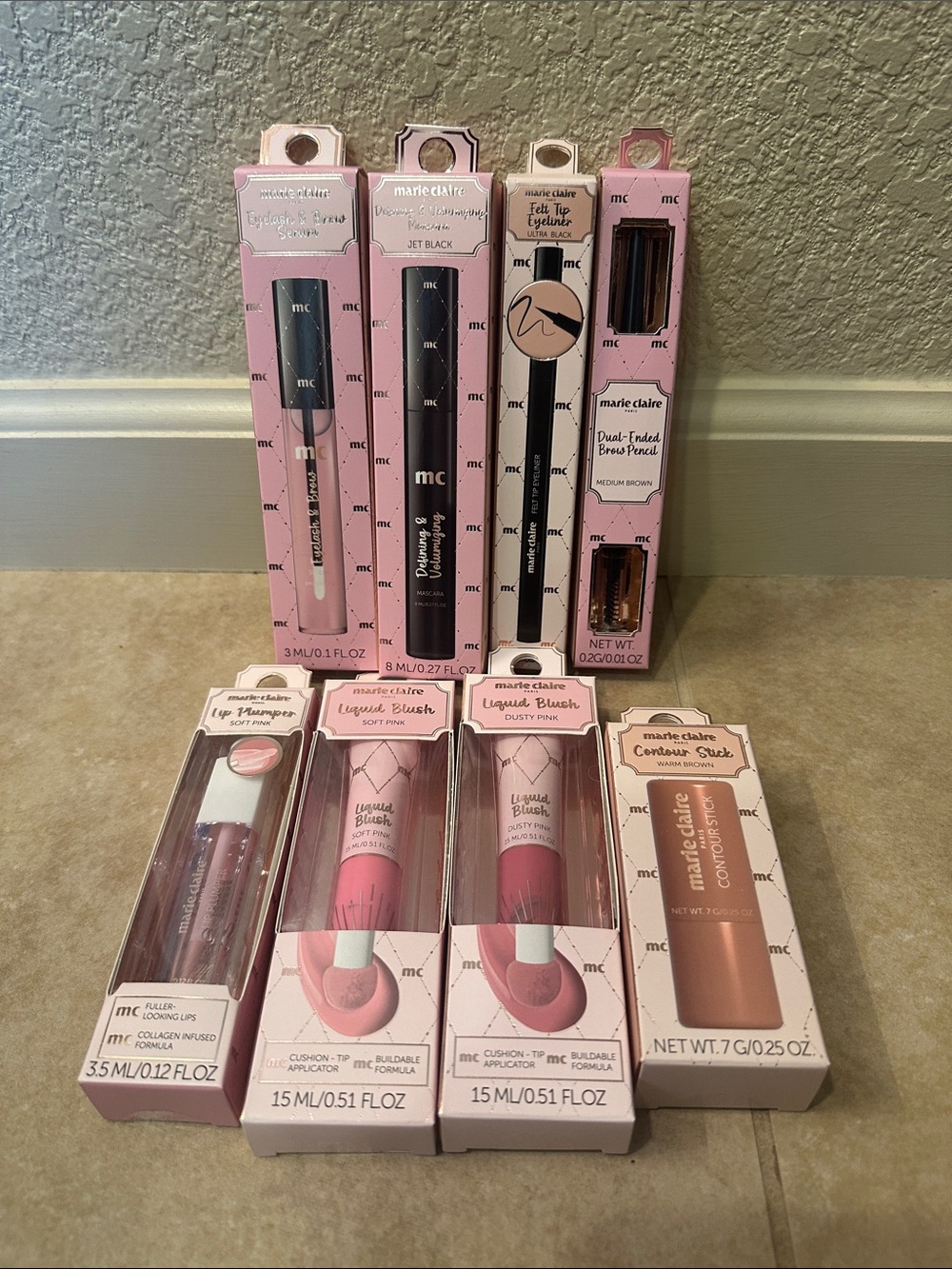 New Marie Claire Makeup 8 Piece Bundle